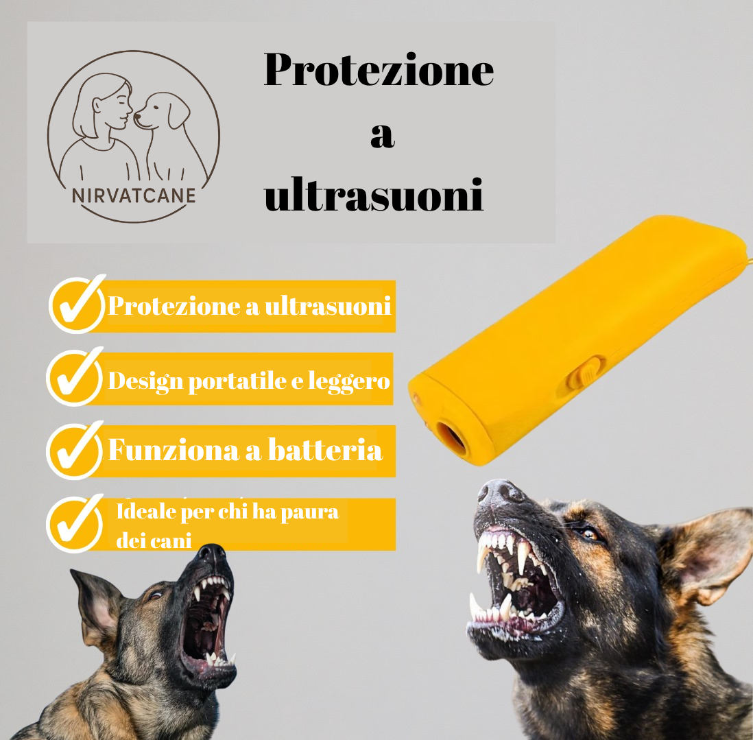 Nirvatcane – Repellente per cani sicuro e innocuo.